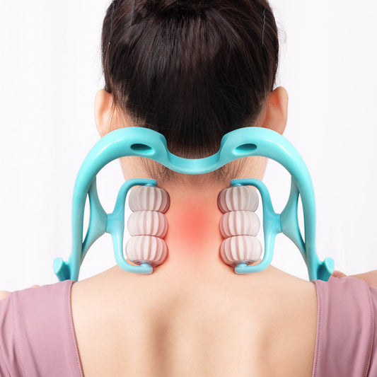 -wheel Neck Massager | Multifunctional Manual Six-wheel Massager