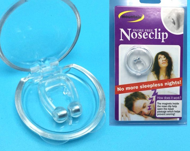 Silicone Magnetic Anti Snore Stop Snoring Nose Clip Sleeping Aid