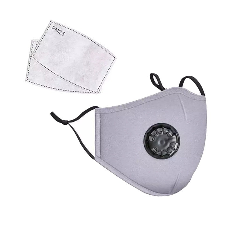 Breathing valve PM2.5 mask - Cotton, Multi-layer Filter