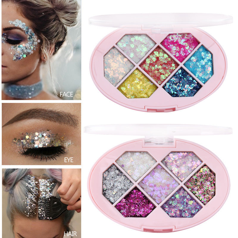 Face Jewels Eyeshadow Shimmer Pigment - Festival Glitter Gel eyeshadow