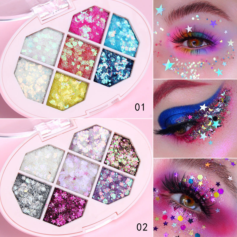 Face Jewels Eyeshadow Shimmer Pigment - Festival Glitter Gel eyeshadow