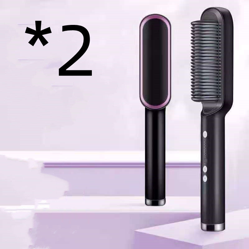 reduce hair pulling New 2 In 1 Hair - Dual-purpose Electric Hair Brush