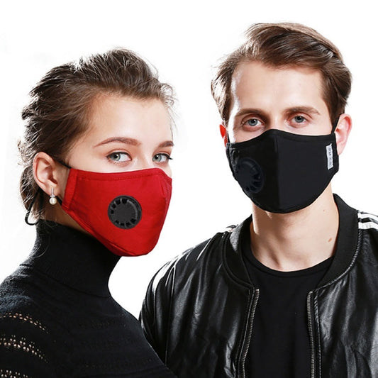 Breathing valve PM2.5 mask - Cotton, Multi-layer Filter