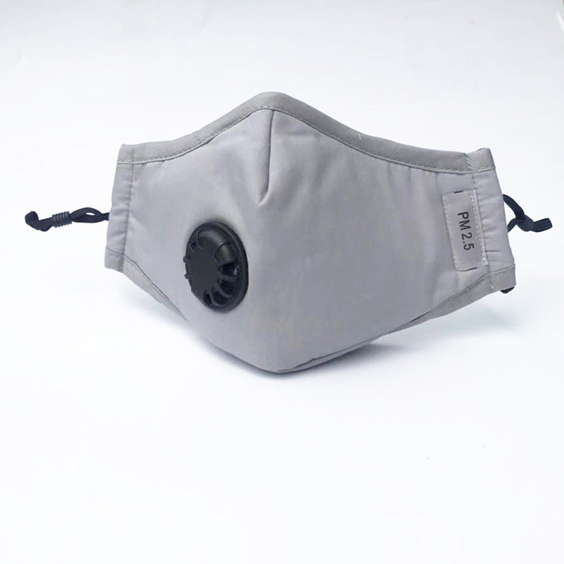 Breathing valve PM2.5 mask - Cotton, Multi-layer Filter