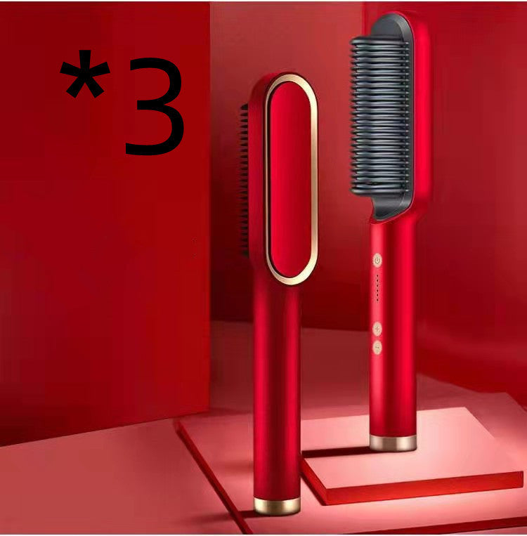 reduce hair pulling New 2 In 1 Hair - Dual-purpose Electric Hair Brush