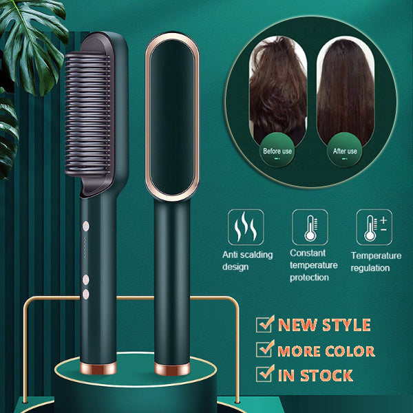 reduce hair pulling New 2 In 1 Hair - Dual-purpose Electric Hair Brush