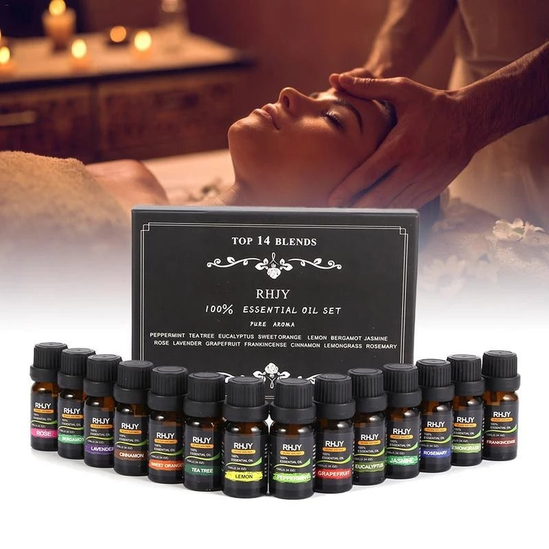 Diffusers Essential Oil Set for Relaxation & Aromatherapy