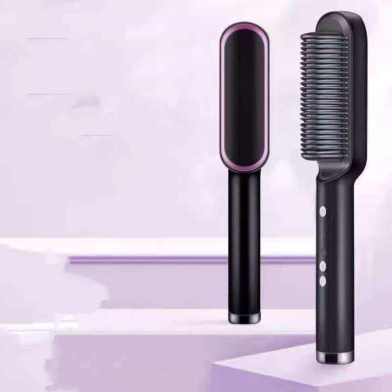 reduce hair pulling New 2 In 1 Hair - Dual-purpose Electric Hair Brush