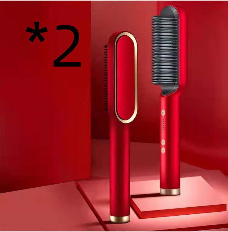 reduce hair pulling New 2 In 1 Hair - Dual-purpose Electric Hair Brush