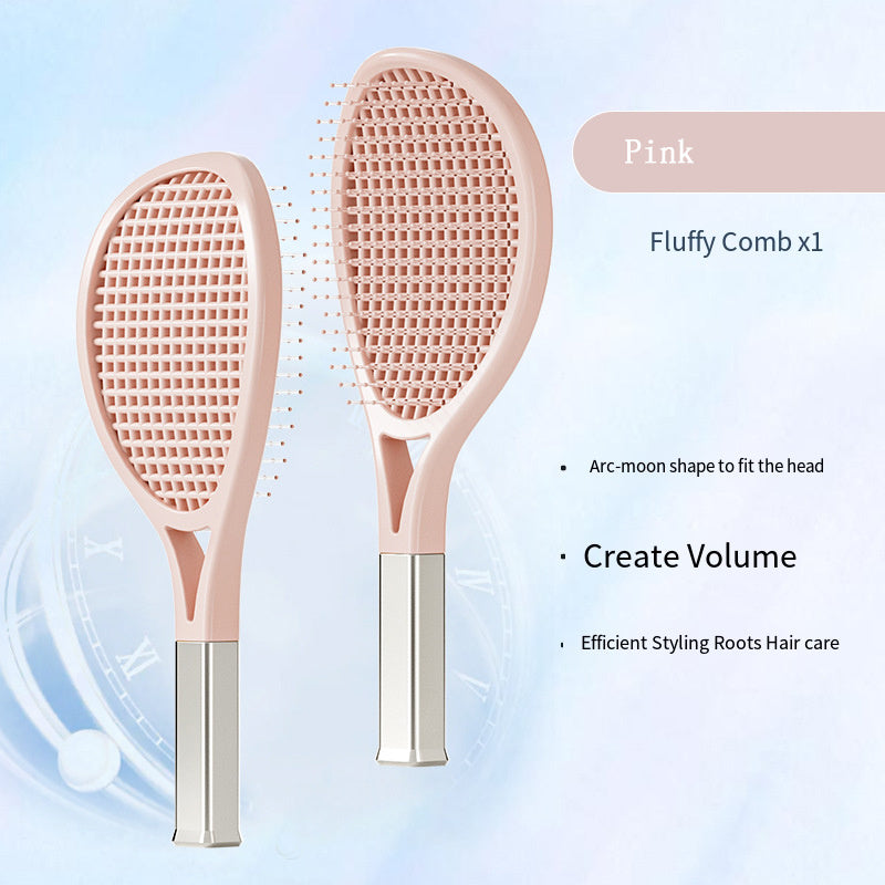 Hair Comb Tennis Racket Fluffy Combs High Skull Top Hair Artifact Airbag Cushion Massage