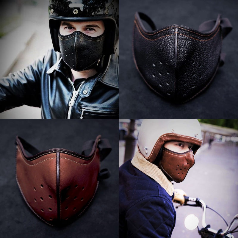 Mens Punk Motorcycle Riding Mask for Fashionable Bikers