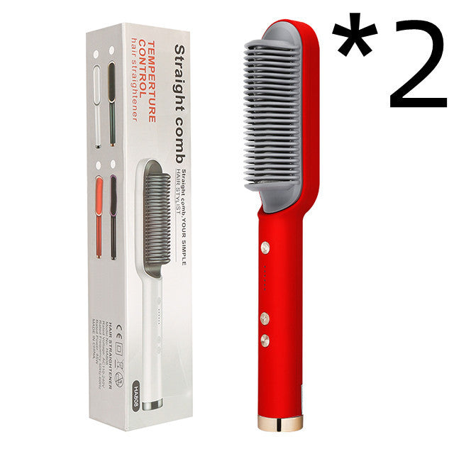 reduce hair pulling New 2 In 1 Hair - Dual-purpose Electric Hair Brush