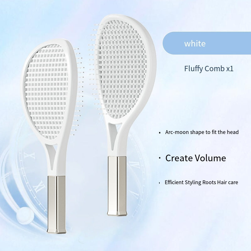 Hair Comb Tennis Racket Fluffy Combs High Skull Top Hair Artifact Airbag Cushion Massage