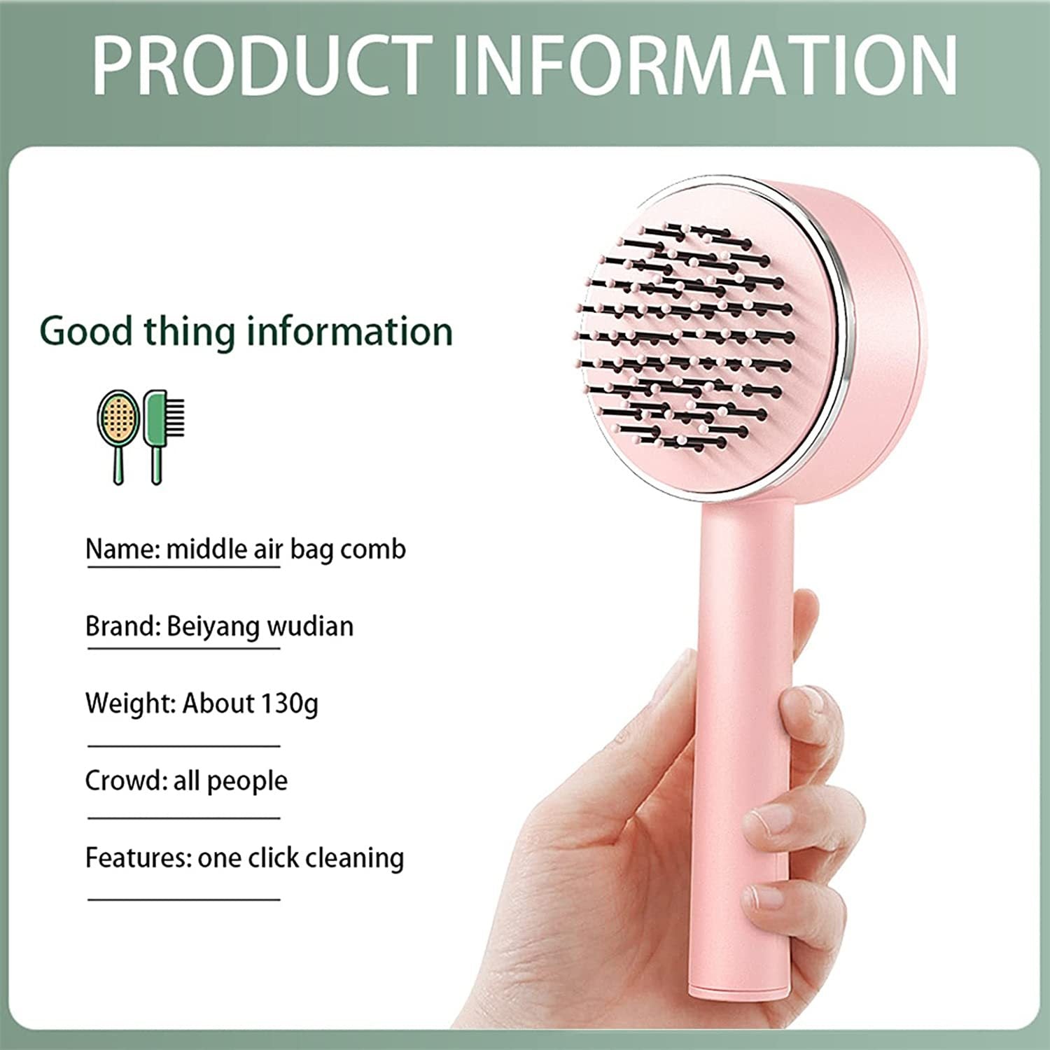 3D Air Cushion Massager Brush