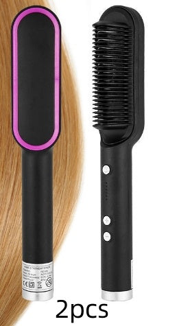 reduce hair pulling New 2 In 1 Hair - Dual-purpose Electric Hair Brush