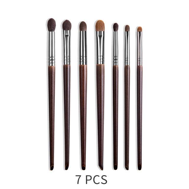 Natural Makeup Brushes Set Eyeshadow Make Up Brush Goat - 24 piece set